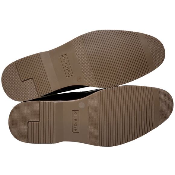 Tommy Hilfiger Men Rawstin Chukka Ankle Boots Size US 12M Brown Faux Leather - Picture 4 of 5